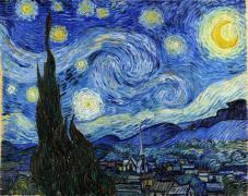Картина Звездная ночь, Винсент ван Гог