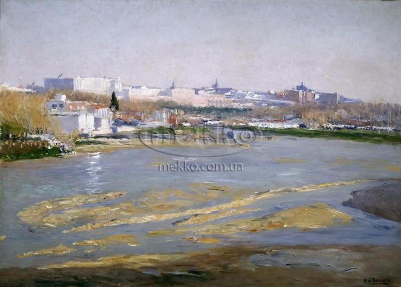 Картина Річка Мансанарес, Ауреліано де Беруете і Морето