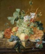Картина Натюрморт с фруктами, Ян ван Хейсум