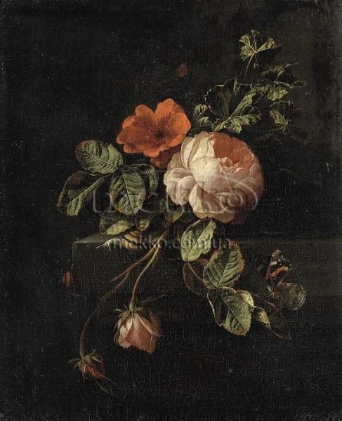 Купити картину Натюрморт з трояндами, Еліас Ван ден Брук