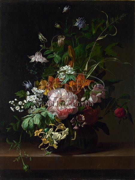 Картина квіти в вазі, Рейчел Рюйшем