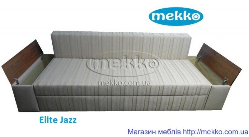 Диван mekko “Elite Jazz” – вишуканий та елегантний диван  серії “Elite” із ортопедичним ефектом, виготовлений із високоякісних матеріалів, оснащений надійним та простим у користуванні механізмом “єврокнижка”. 