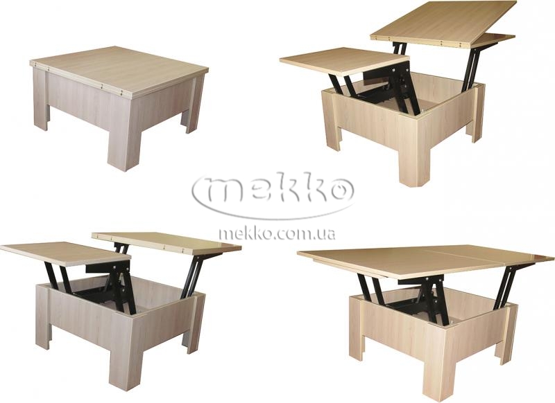 Купити стіл трансформер можливо на сайті Mekko.ua , ціни доступні, пропонуються моделі і дорого, і відносно дешево. 