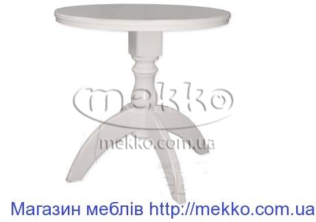 Круглий деревяний стіл mekko “Poll”