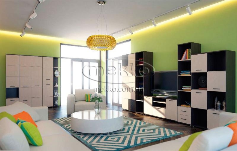Интернет магазин мебели Мекко предлагает покупателям стенки различных размеров и стилей.